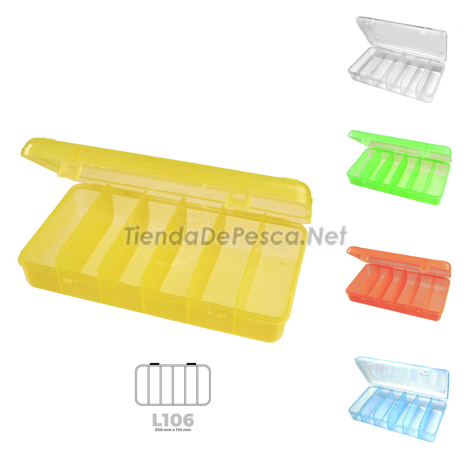 Caja 6 divisiones L106