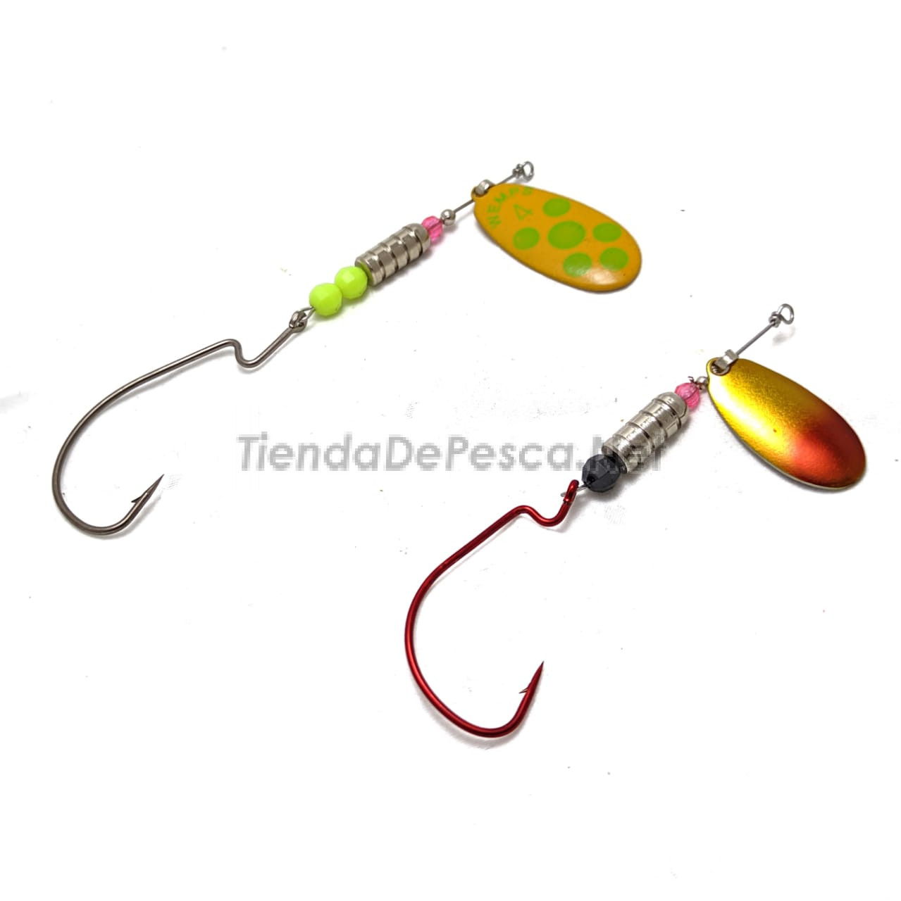 Cuchara giratoria tipo Spinner con Offset Wemp